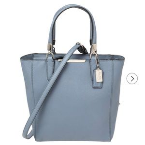 NWOT Coach mini Madison Cornflower tote